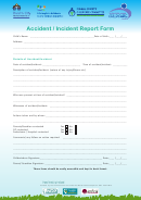 Childcare Committee Accident Incident Report Form