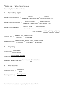 Financial Ratio Formulas Printable pdf