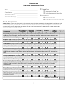Caseworker Interview Assessment Form Printable pdf