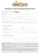 Grange Co-op Donation & Sponsorship Request Form