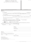 It: Aff-1 Affidavit Of Estate Tax - Alabama Department Of Revenue