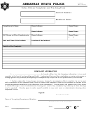 Police-citizen Complaint And Tracking Form