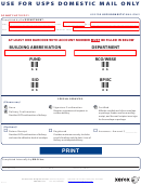 Usps Domestic Mail Form