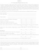 Voluntary Real Property Disclosure Form