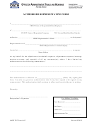 Authorized Representative Form