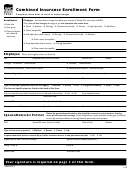 Combined Insurance Enrollment Form - City Of Toppenish