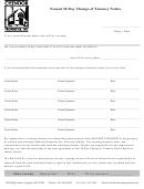 Tenant 30 Day Notice To Vacate Rental - Chinook Properties
