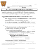 2015-16 Independent Student Tax Statement Worksheet Template