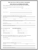 Unit Contact And Information Form