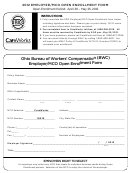 2012 Employer/mco Open Enrollment Form