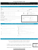Contractual Health Benefits Enrollment Form - State Of Maryland