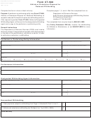 Form Ct-588 - Athlete Or Entertainer Request For Reduced Withholding