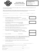 Exemption Form Sidney Printable pdf
