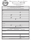 Standard Form 1187 - Application For Active Membership Form