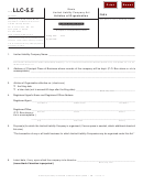 Form Llc-5.5 - Articles Of Organization