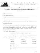 Request For Medical Information For Section 504 Evaluation - Form 504 F