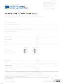 School Tax Credit Loan Form