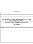 Certificate Of Partnership Or Business Under Assumed Name Forsyth County, North Carolina