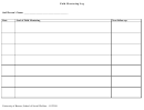Field Monitoring Form
