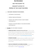 Fd Foc4022 - Wayne County Circuit Court Access Request Form