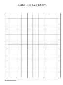 Blank 1 To 120 Chart Template