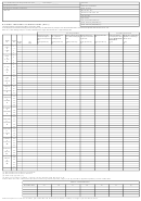 Deductions Working Sheet - Paper Size A3