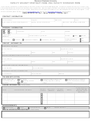 Faculty Adjunct Contract Form/cgu Faculty Overload Form