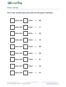 Identifying Place Value Worksheet A6