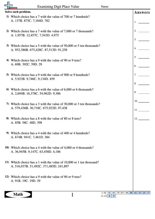 examining-digit-place-value-worksheet-with-answer-key-printable-pdf