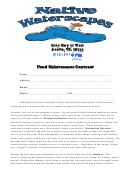 Pond Maintenance Contract - Native Waterscapes