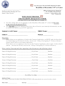 Non Electronic Transcript Request Form