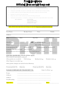Transcript Request Form - Pratt Institute