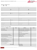 Personal Financial Statement - Reading Cooperative Bank