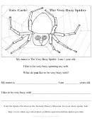 The Spider Coloring Sheet