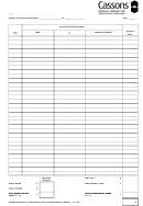 Business Miles Vehicle Log Template