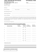 Withdrawal Form - Canal Winchester Schools