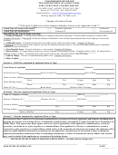 Change Of License Form - Texas Department Of Agriculture