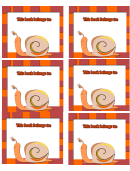 Snail Bookplates