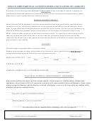 Single Trip Parental Consent Form And Waiver Of Liability