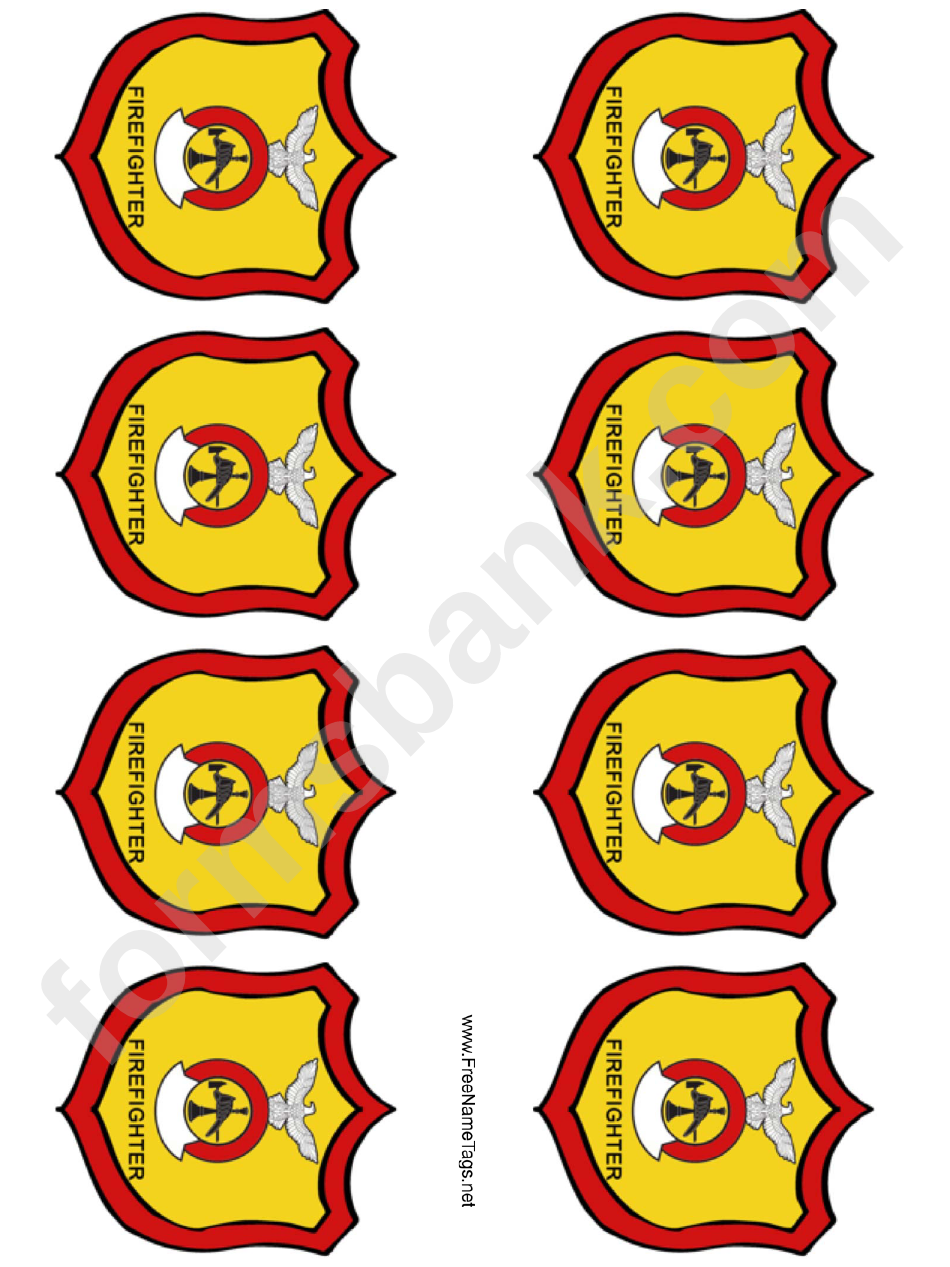 Volunteer Firefighter Badges