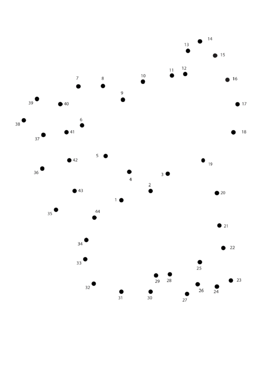 Cat Dot-To-Dot Sheet Printable pdf