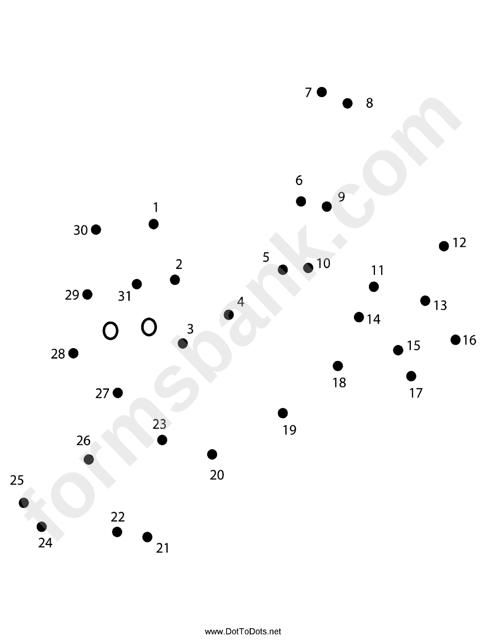 Cat Dot-To-Dot Sheet printable pdf download