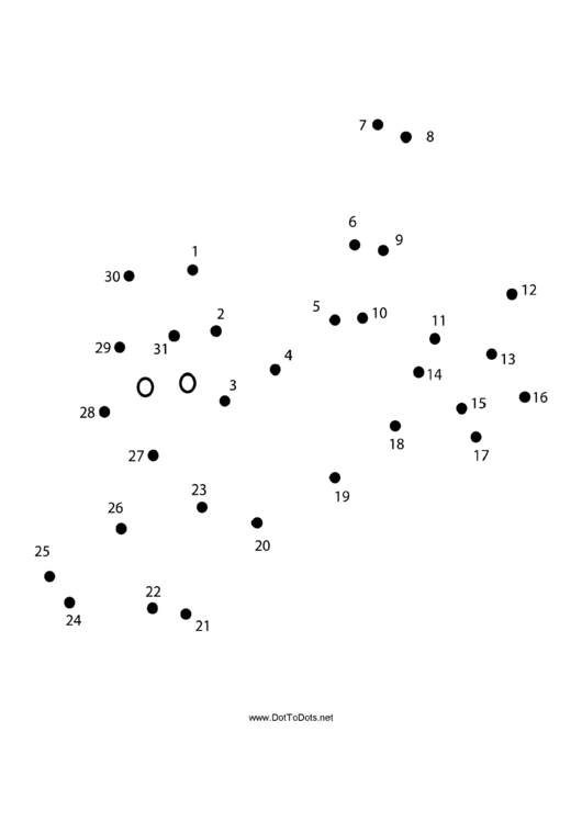 Cat Dot-To-Dot Sheet printable pdf download