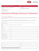 Odometer Mileage Disclosure Statement Template