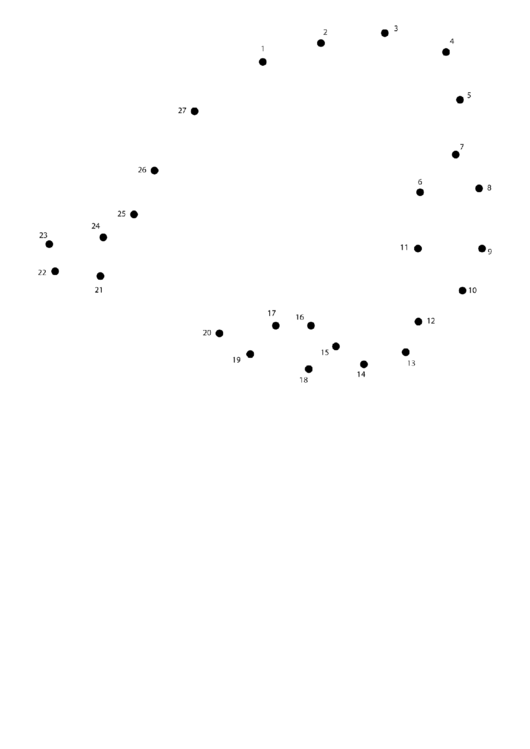 Fish Dot-To-Dot Sheet Printable pdf