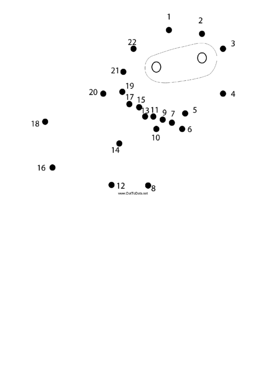 Jelly Fish Dot-To-Dot Sheet Printable pdf