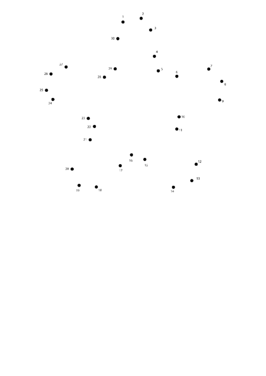 Sea Star Dot-To-Dot Sheet Printable pdf