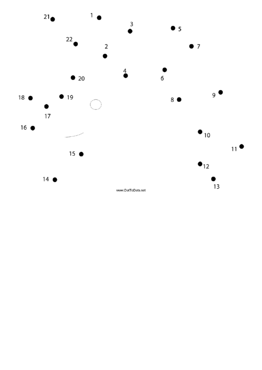 Porcupine Dot-To-Dot Sheet Printable pdf