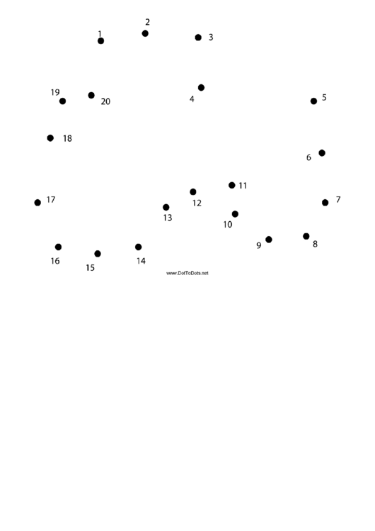 Tractor Dot-To-Dot Sheet Printable pdf
