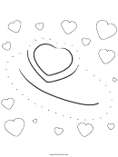 Heart Ring Dot-to-dot Sheet